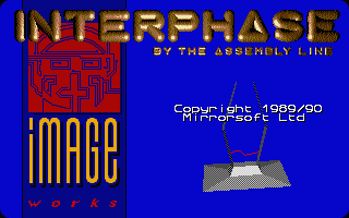 Interphase title screen for Atari ST